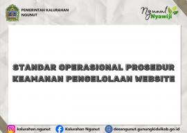 Standar Operasional Prosedur Keamanan Pengelolaan Website